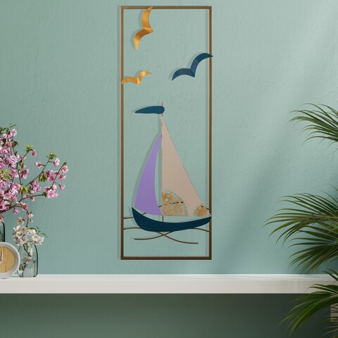 Decoratiune, Port de Cannes, Dimensiune: 32 x 5 x 90 cm, Multicolor