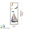 Decoratiune, Port de Cannes, Dimensiune: 32 x 5 x 90 cm, Multicolor