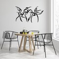 Decoratiune de perete, Felicita M, Dimensiuni: 97 x 56,5 cm, Negru
