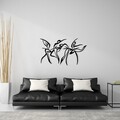 Decoratiune de perete, Felicita M, Dimensiuni: 97 x 56,5 cm, Negru