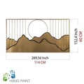 Decoratiune, Sagarmatha, Dimensiuni: 114 x 4 x 60 cm, Multicolor