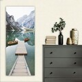 Tablou decorativ, DKY1300443958_50120, Rama din lemn (grosime 3 cm), Multicolor