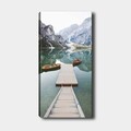 Tablou decorativ, DKY1300443958_50120, Rama din lemn (grosime 3 cm), Multicolor