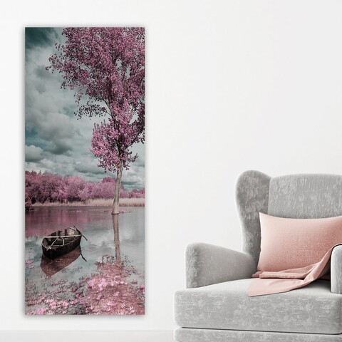 Tablou decorativ, DKY4172131575_50120, Rama din lemn (grosime 3 cm), Multicolor