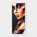 Tablou decorativ, DKY4552938821_50120, Rama din lemn (grosime 3 cm), Multicolor