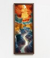 Tablou decorativ, LONG023-S/120-40, Imprimat UV, Multicolor