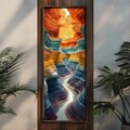 Tablou decorativ, LONG023-S/120-40, Imprimat UV, Multicolor