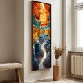 Tablou decorativ, LONG023-S/120-40, Imprimat UV, Multicolor