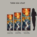 Tablou decorativ, LONG023-S/120-40, Imprimat UV, Multicolor