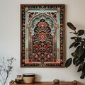 Tablou decorativ, GE118-L, Lemn, Multicolor