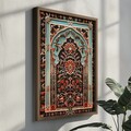 Tablou decorativ, GE118-L, Lemn, Multicolor