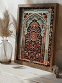 Tablou decorativ, GE118-L, Lemn, Multicolor