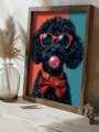 Tablou decorativ, GE201-L, Lemn, Multicolor