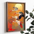 Tablou decorativ, TUN052-L, Lemn, Multicolor