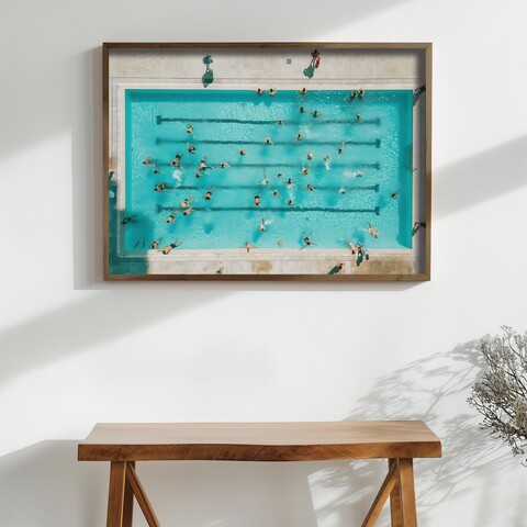 Tablou decorativ, GE091-L, Lemn, Multicolor