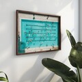 Tablou decorativ, GE091-L, Lemn, Multicolor