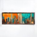 Tablou decorativ, EMR038, Lemn, Multicolor
