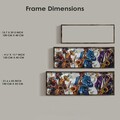 Tablou decorativ, EMR058, Lemn, Multicolor