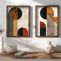 Tablou decorativ (2 Pieces), HUM109, Cadru: 100% MOLID, Multicolor