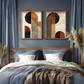 Tablou decorativ (2 Pieces), HUM109, Cadru: 100% MOLID, Multicolor