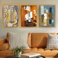 Tablou decorativ (3 Pieces), 3AC_UNPP14_5575, Polistiren (Grosime: 2 cm, Multicolor