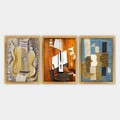 Tablou decorativ (3 Pieces), 3AC_UNPP14_5575, Polistiren (Grosime: 2 cm, Multicolor