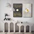 Tablou decorativ (2 Pieces), 2P4570GSC-001, Lemn, Multicolor