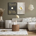 Tablou decorativ (2 Pieces), 2P4570GSC-001, Lemn, Multicolor