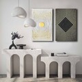 Tablou decorativ (2 Pieces), 2P4570GSC-002, Lemn, Multicolor