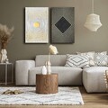 Tablou decorativ (2 Pieces), 2P4570GSC-002, Lemn, Multicolor