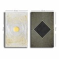 Tablou decorativ (2 Pieces), 2P4570GSC-002, Lemn, Multicolor