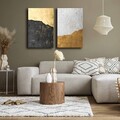 Tablou decorativ (2 Pieces), 2P4570GSC-009, Lemn, Multicolor