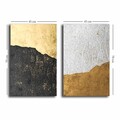 Tablou decorativ (2 Pieces), 2P4570GSC-009, Lemn, Multicolor