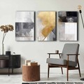 Tablou decorativ (3 Pieces), 3P4570GSC-020, Lemn, Multicolor