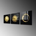 Tablou decorativ (3 Pieces), 2045, Dimensiune: 40 x 40 cm (3 bucăți), Multicolor