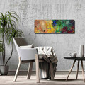 Tablou decorativ, 3090ABSC, Lemn (Grosime: 2,8 cm, Multicolor