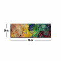 Tablou decorativ, 3090ABSC, Lemn (Grosime: 2,8 cm, Multicolor