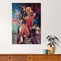 Tablou decorativ, Hhlzvh007, 30 x 40 cm, Multicolor