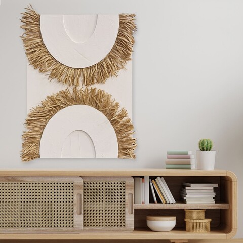 Tablou decorativ, RF8983, Lemn (Grosime: 3 cm, Multicolor