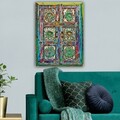 Tablou decorativ, 132664946_70100, Lemn (Grosime: 3 cm, Multicolor