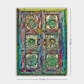 Tablou decorativ, 132664946_70100, Lemn (Grosime: 3 cm, Multicolor