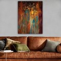 Tablou decorativ, 221709259_70100, Lemn (Grosime: 3 cm, Multicolor