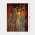 Tablou decorativ, 221709259_70100, Lemn (Grosime: 3 cm, Multicolor