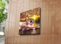 Tablou decorativ, 4545C-62, Dimensiune: 45 x 45 cm, Multicolor