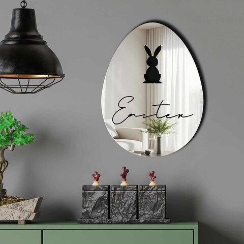Oglinda decorativa, EAS006SILVER, Partea de jos: 100% EVA (Grosime: 10 mm, Argintiu