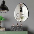 Oglinda decorativa, EAS006SILVER, Partea de jos: 100% EVA (Grosime: 10 mm, Argintiu