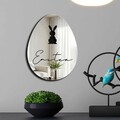 Oglinda decorativa, EAS006SILVER, Partea de jos: 100% EVA (Grosime: 10 mm, Argintiu