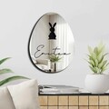 Oglinda decorativa, EAS006SILVER, Partea de jos: 100% EVA (Grosime: 10 mm, Argintiu