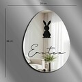 Oglinda decorativa, EAS006SILVER, Partea de jos: 100% EVA (Grosime: 10 mm, Argintiu