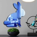 Oglinda decorativa, EAS001BLUE, Partea de jos: 100% EVA (Grosime: 10 mm, Albastru